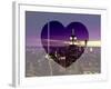 Love NY Series - Manhattan Nightfall with the Empire State Building - New York - USA-Philippe Hugonnard-Framed Photographic Print