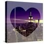 Love NY Series - Manhattan Nightfall with the Empire State Building - New York - USA-Philippe Hugonnard-Stretched Canvas