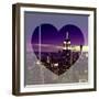 Love NY Series - Manhattan Nightfall with the Empire State Building - New York - USA-Philippe Hugonnard-Framed Photographic Print