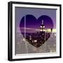 Love NY Series - Manhattan Nightfall with the Empire State Building - New York - USA-Philippe Hugonnard-Framed Photographic Print