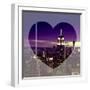 Love NY Series - Manhattan Nightfall with the Empire State Building - New York - USA-Philippe Hugonnard-Framed Photographic Print