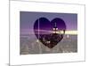 Love NY Series - Manhattan Nightfall with the Empire State Building - New York - USA-Philippe Hugonnard-Mounted Art Print