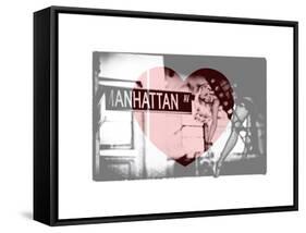 Love NY Series - Manhattan Pin-UP - New York - USA-Philippe Hugonnard-Framed Stretched Canvas