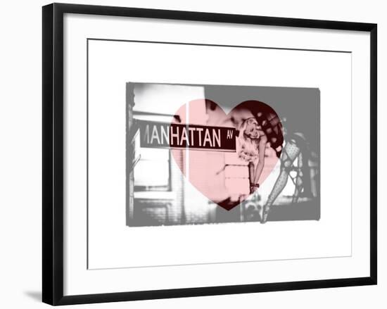 Love NY Series - Manhattan Pin-UP - New York - USA-Philippe Hugonnard-Framed Photographic Print