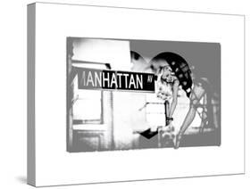 Love NY Series - Manhattan Pin-UP - New York - USA-Philippe Hugonnard-Stretched Canvas
