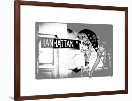 Love NY Series - Manhattan Pin-UP - New York - USA-Philippe Hugonnard-Framed Photographic Print