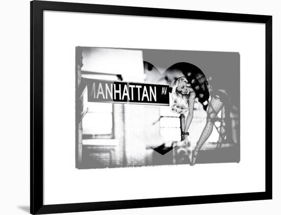 Love NY Series - Manhattan Pin-UP - New York - USA-Philippe Hugonnard-Framed Photographic Print