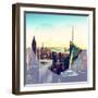 Love NY Series - Manhattan Skyline with the Empire State Building - New York City - USA-Philippe Hugonnard-Framed Photographic Print