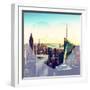 Love NY Series - Manhattan Skyline with the Empire State Building - New York City - USA-Philippe Hugonnard-Framed Photographic Print