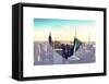 Love NY Series - Manhattan Skyline with the Empire State Building - New York City - USA-Philippe Hugonnard-Framed Stretched Canvas