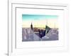 Love NY Series - Manhattan Skyline with the Empire State Building - New York City - USA-Philippe Hugonnard-Framed Art Print