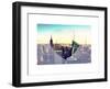 Love NY Series - Manhattan Skyline with the Empire State Building - New York City - USA-Philippe Hugonnard-Framed Art Print