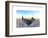 Love NY Series - Manhattan Skyline with the Empire State Building - New York City - USA-Philippe Hugonnard-Framed Art Print