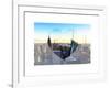 Love NY Series - Manhattan Skyline with the Empire State Building - New York City - USA-Philippe Hugonnard-Framed Art Print