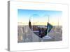 Love NY Series - Manhattan Skyline with the Empire State Building - New York City - USA-Philippe Hugonnard-Stretched Canvas