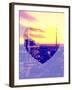 Love NY Series - Manhattan Skyscrapers Peaks at Sunset - Times Square - New York - USA-Philippe Hugonnard-Framed Photographic Print