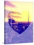 Love NY Series - Manhattan Skyscrapers Peaks at Sunset - Times Square - New York - USA-Philippe Hugonnard-Stretched Canvas
