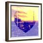 Love NY Series - Manhattan Skyscrapers Peaks at Sunset - Times Square - New York - USA-Philippe Hugonnard-Framed Photographic Print