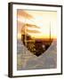 Love NY Series - Manhattan Skyscrapers Peaks at Sunset - Times Square - New York - USA-Philippe Hugonnard-Framed Photographic Print