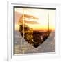 Love NY Series - Manhattan Skyscrapers Peaks at Sunset - Times Square - New York - USA-Philippe Hugonnard-Framed Photographic Print