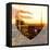 Love NY Series - Manhattan Skyscrapers Peaks at Sunset - Times Square - New York - USA-Philippe Hugonnard-Framed Stretched Canvas