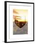 Love NY Series - Manhattan Skyscrapers Peaks at Sunset - Times Square - New York - USA-Philippe Hugonnard-Framed Art Print