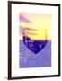 Love NY Series - Manhattan Skyscrapers Peaks at Sunset - Times Square - New York - USA-Philippe Hugonnard-Framed Art Print