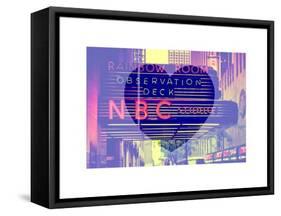 Love NY Series - NBC Studios NYC - Manhattan - New York - USA-Philippe Hugonnard-Framed Stretched Canvas