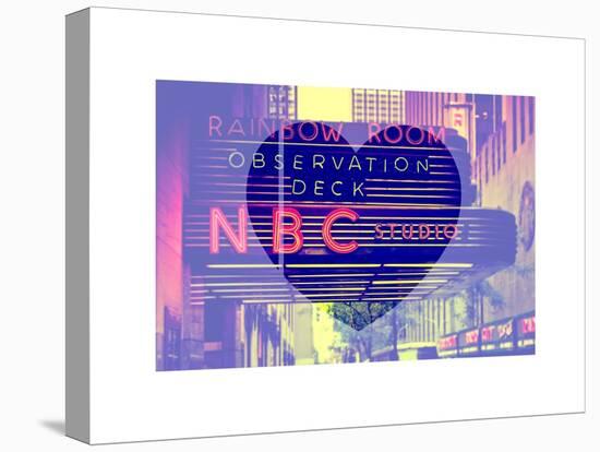 Love NY Series - NBC Studios NYC - Manhattan - New York - USA-Philippe Hugonnard-Stretched Canvas