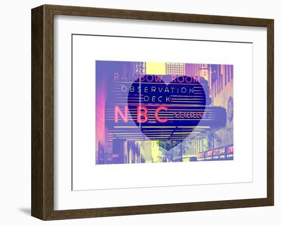 Love NY Series - NBC Studios NYC - Manhattan - New York - USA-Philippe Hugonnard-Framed Art Print