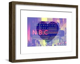 Love NY Series - NBC Studios NYC - Manhattan - New York - USA-Philippe Hugonnard-Framed Art Print