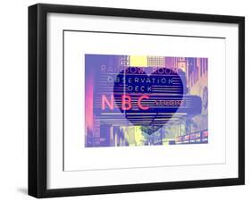 Love NY Series - NBC Studios NYC - Manhattan - New York - USA-Philippe Hugonnard-Framed Art Print