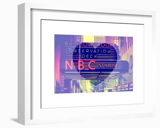 Love NY Series - NBC Studios NYC - Manhattan - New York - USA-Philippe Hugonnard-Framed Art Print