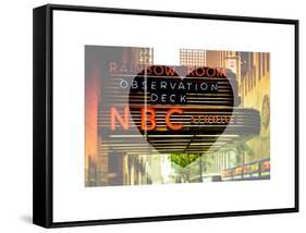 Love NY Series - NBC Studios NYC - Manhattan - New York - USA-Philippe Hugonnard-Framed Stretched Canvas