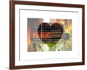 Love NY Series - NBC Studios NYC - Manhattan - New York - USA-Philippe Hugonnard-Framed Art Print