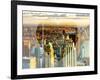 Love NY Series - New York City at Sunset - Manhattan - USA-Philippe Hugonnard-Framed Photographic Print