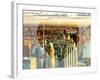 Love NY Series - New York City at Sunset - Manhattan - USA-Philippe Hugonnard-Framed Photographic Print