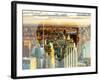 Love NY Series - New York City at Sunset - Manhattan - USA-Philippe Hugonnard-Framed Photographic Print