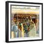 Love NY Series - New York City at Sunset - Manhattan - USA-Philippe Hugonnard-Framed Photographic Print