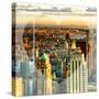 Love NY Series - New York City at Sunset - Manhattan - USA-Philippe Hugonnard-Stretched Canvas
