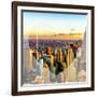 Love NY Series - New York City at Sunset - Manhattan - USA-Philippe Hugonnard-Framed Photographic Print