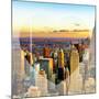 Love NY Series - New York City at Sunset - Manhattan - USA-Philippe Hugonnard-Mounted Photographic Print