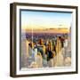 Love NY Series - New York City at Sunset - Manhattan - USA-Philippe Hugonnard-Framed Photographic Print