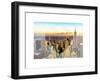 Love NY Series - New York City with the Empire State Building at Sunset - Manhattan - USA-Philippe Hugonnard-Framed Art Print