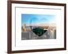 Love NY Series - NYC Cityscape with Central Park - New York - USA-Philippe Hugonnard-Framed Art Print