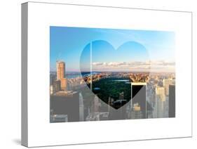 Love NY Series - NYC Cityscape with Central Park - New York - USA-Philippe Hugonnard-Stretched Canvas