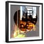 Love NY Series - NYC Fire Escape at Night - Manhattan - New York - USA-Philippe Hugonnard-Framed Photographic Print