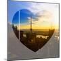 Love NY Series - Skyline of Manhattan at Sunset - New York - USA-Philippe Hugonnard-Mounted Photographic Print
