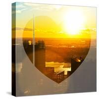 Love NY Series - Skyline of Manhattan at Sunset - New York - USA-Philippe Hugonnard-Stretched Canvas