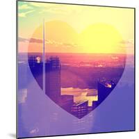 Love NY Series - Skyline of Manhattan at Sunset - New York - USA-Philippe Hugonnard-Mounted Photographic Print